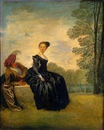 The Capricious Girl - Antoine Watteau