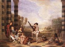 The Charmes of Life - Antoine Watteau