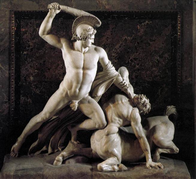 Theseus and the Centaur, 1819 - Анто́нио Кано́ва