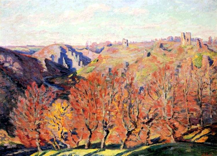 Les Ruines a Crozant, 1897 - Арман Гийомен