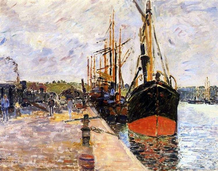 Vue de port, 1880 - Арман Гийомен