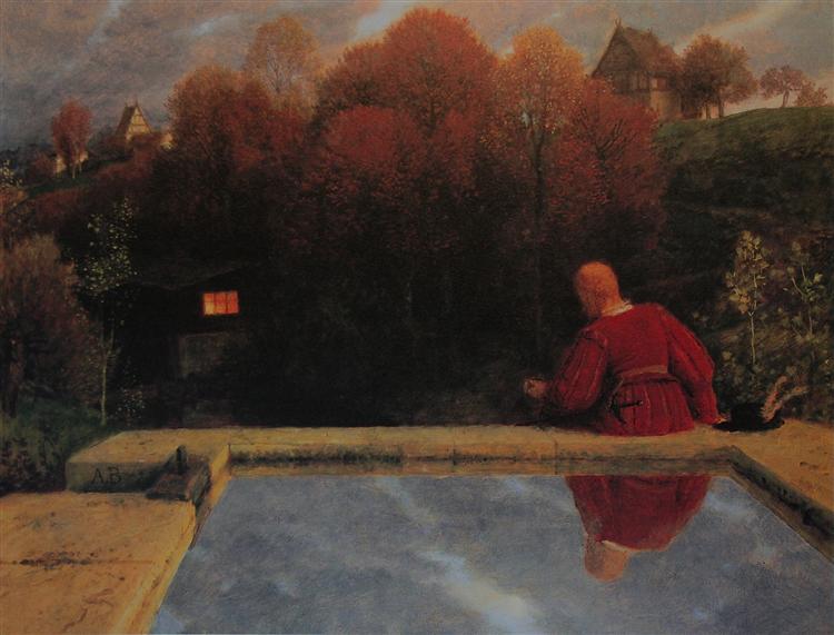Returning home, 1887 - Arnold Böcklin