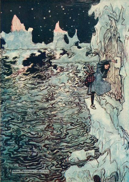 The good little Sister cut off her own tiny finger, fitted it into the lock, and succeeded in opening it - Arthur Rackham