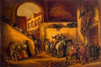 Courtyard of a gang of old Bullring in Spain - Arturo Souto