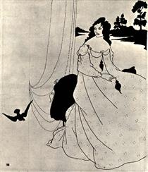 A Book of Fifty Drawings, front cover - Aubrey Beardsley