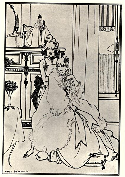 The Coiffing, 1896 - Обрі Бердслі