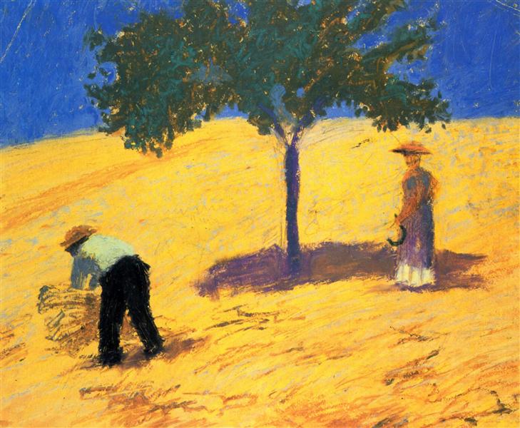 Tree in the cornfield, 1907 - Август Маке