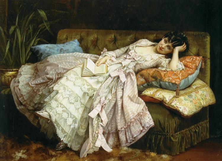 Sweet Doing Nothing, 1877 - Auguste Toulmouche