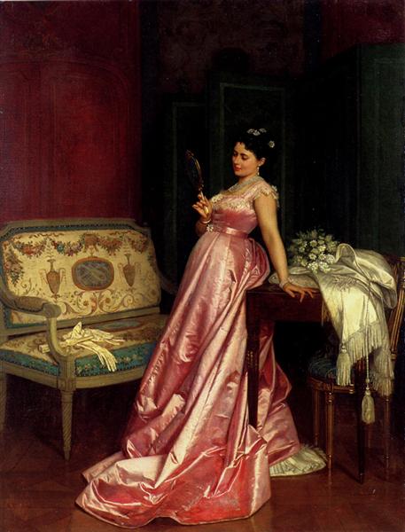 The Admiring Glance, 1868 - Auguste Toulmouche