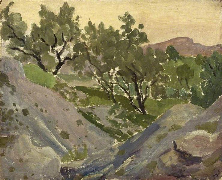 Olives in Spain, 1922 - Огастес Эдвин Джон