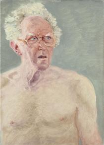 Self-Portrait, Nude Torso - Avigdor Arikha