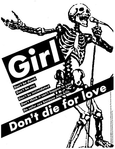 Untitled (Girl, Don't Die for Love), 1992 - Барбара Крюгер