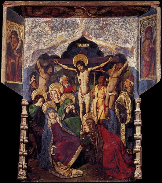 Crucifixion, 1480 - Бартоломе Бермехо