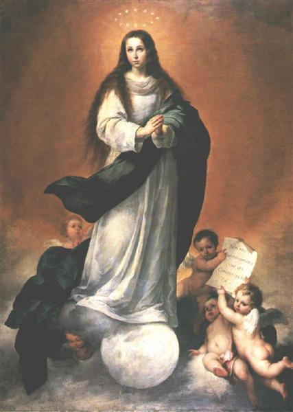 The Immaculate Conception, 1670 - Бартоломео Естебан Мурільйо