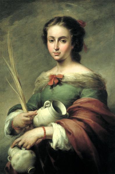 Santa Rufina, 1665 - Bartolomé Esteban Murillo