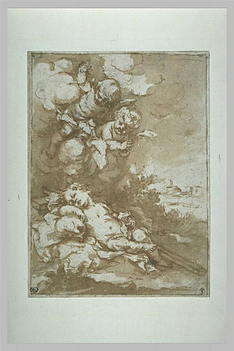 The Christ Child asleep on the Cross, c.1670 - Бартоломе Эстебан Мурильо