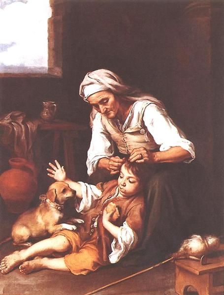The Toilette, 1670 - 1675 - Бартоломео Естебан Мурільйо