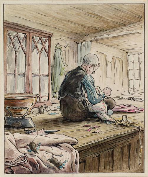 The Tailor of Gloucester at Work, 1902 - Beatrix Potter