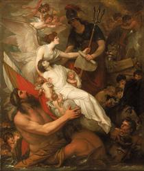 The Immortality of Nelson - Benjamin West