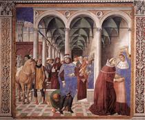 Arrival of St. Augustine in Milan - Беноццо Гоццоли
