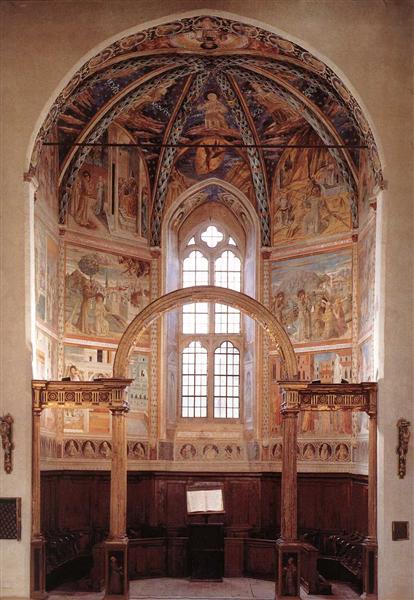 View of the Main Apsidal Chapel, 1450 - 1452 - Benozzo Gozzoli