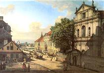 Bridgettine Church and Arsenal in Warsaw - Bernardo Bellotto
