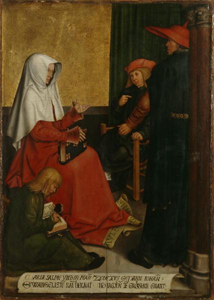 St. Mary Salome and Zebedee with John the Evangelist and James the Great, c.1505 - c.1506 - Бернхард Штригель