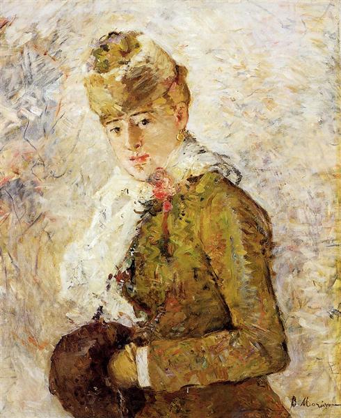 Winter (aka Woman with a Muff), 1880 - 貝爾特·莫里索