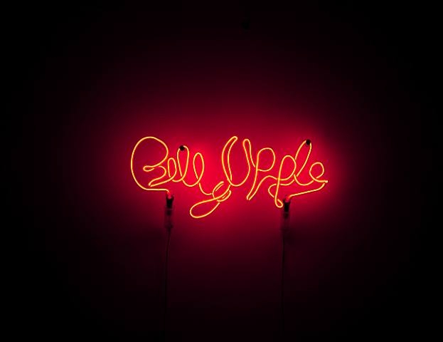 Neon Signature (Red), 1967 - Billy Apple