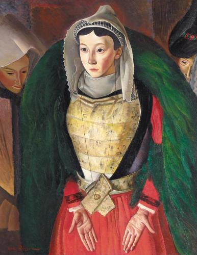 Woman from Bretagne - Borís Grigóriev
