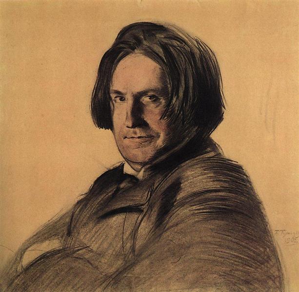 Portrait of a singer I.V. Ershov, 1905 - Boris Koustodiev