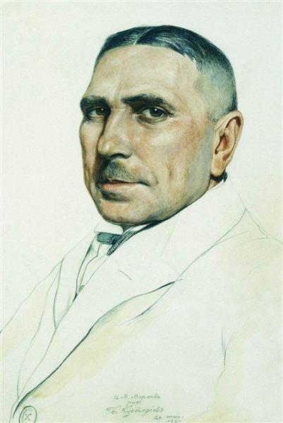 Portrait of I.M. Markov, 1921 - Boris Michailowitsch Kustodijew