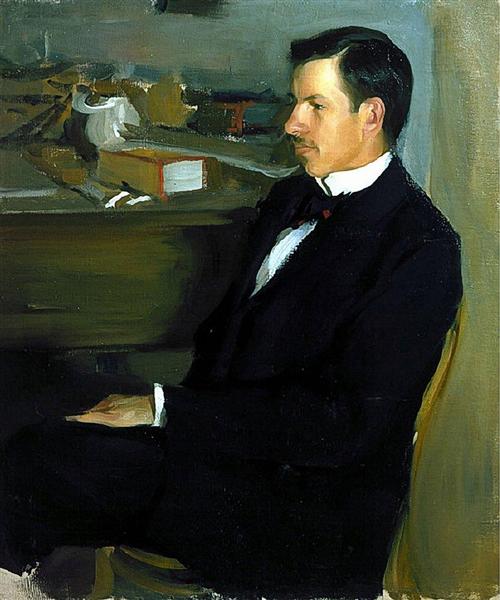 Retrato de M.I. Heylik, 1901 - Boris Kustodiev
