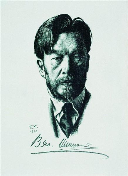 Portrait of V. Shishkov, 1926 - Boris Koustodiev