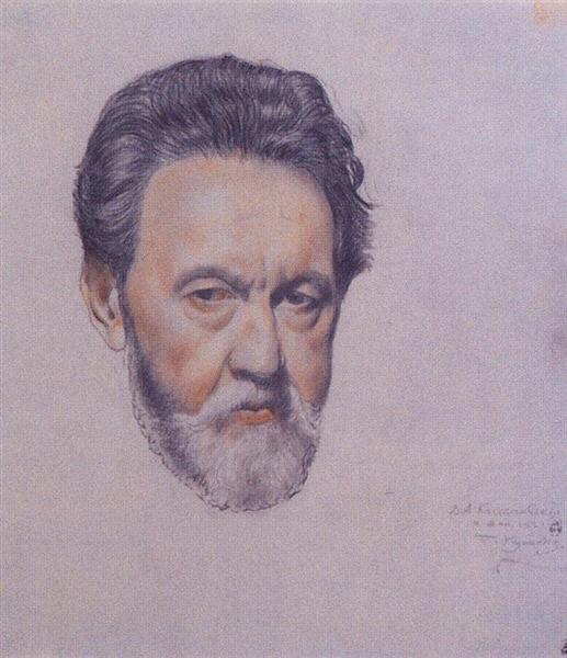 Portrait V.A. Kastalsky, 1921 - Boris Michailowitsch Kustodijew