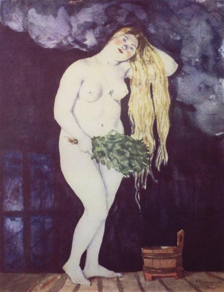 Русская Венера, 1920 - Борис Кустодиев