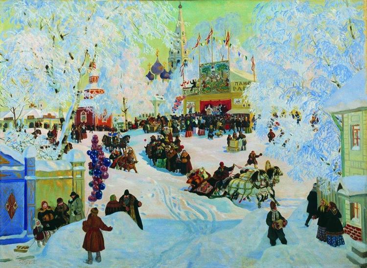 Shrove-Tide, 1919 - Boris Kustodiev
