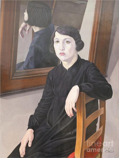 Woman at the Mirror - Cagnaccio di San Pietro