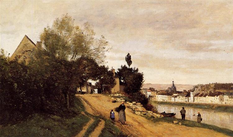 Шато-Тьерри, 1855 - Камиль Коро