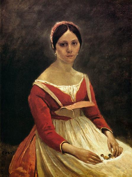 Madame Legois, 1838 - Jean-Baptiste Camille Corot
