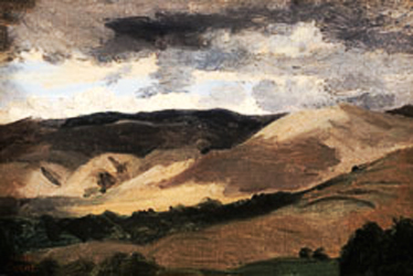 Mountains of  Auvergne, c.1840 - Камиль Коро
