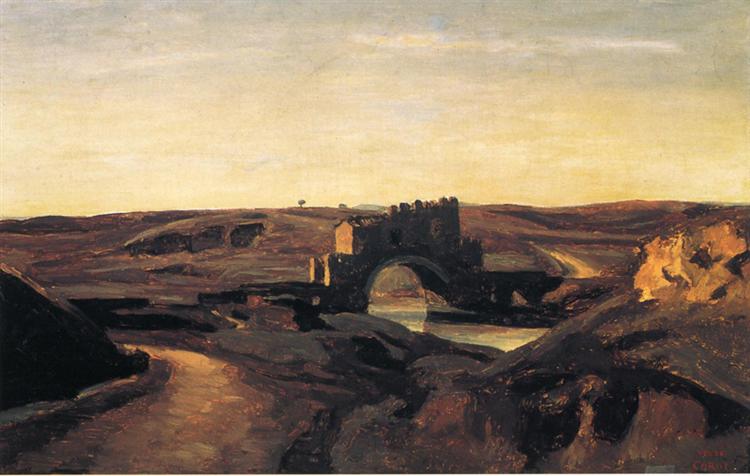 Ponte Nomentano, 1826 - 1828 - Каміль Коро
