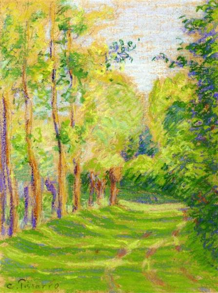 Landscape at Saint Charles - Camille Pissarro