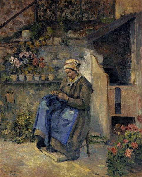 Mother Jolly, 1874 - 卡米耶·畢沙羅