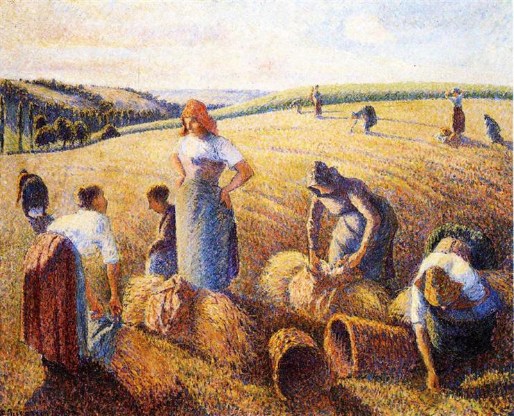 The Gleaners, 1889 - Камиль Писсарро
