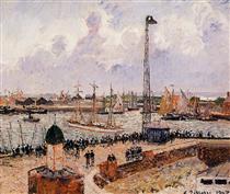 The Inner Harbor, Havre - Camille Pissarro