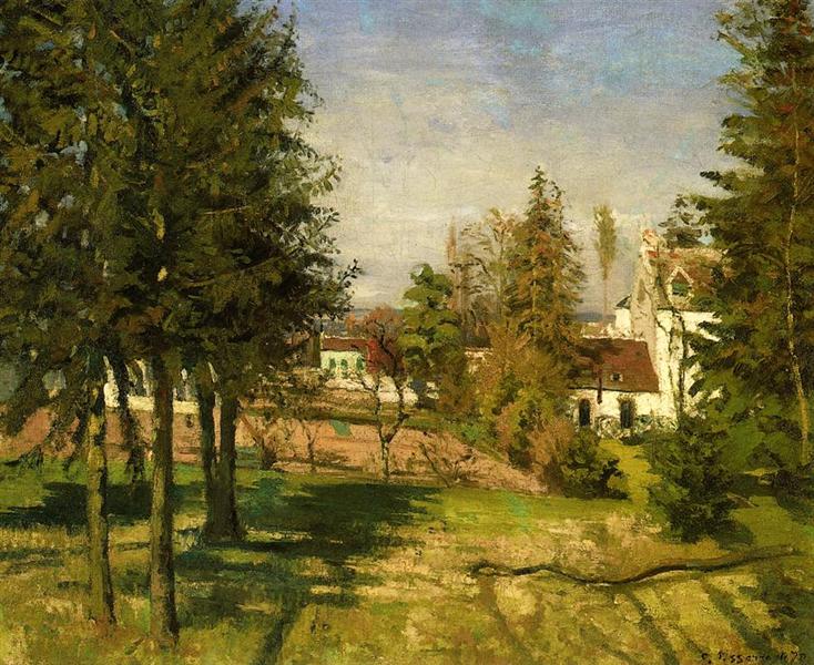 The Pine Trees of Louveciennes, 1870 - Camille Pissarro