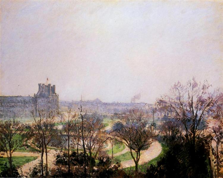 The Tuileries Gardens, 1900 - Камиль Писсарро