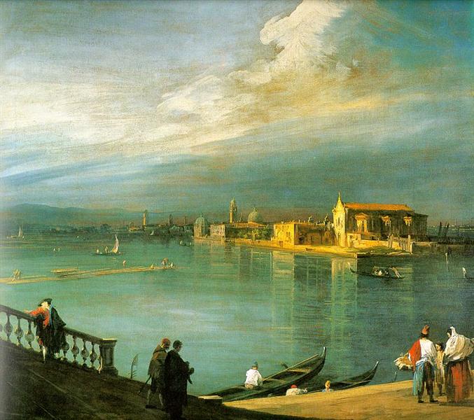 San Cristoforo, San Michele, und Murano von der Fondamenta Nuove, Venedig, 1722 - 1723 - Giovanni Antonio Canal