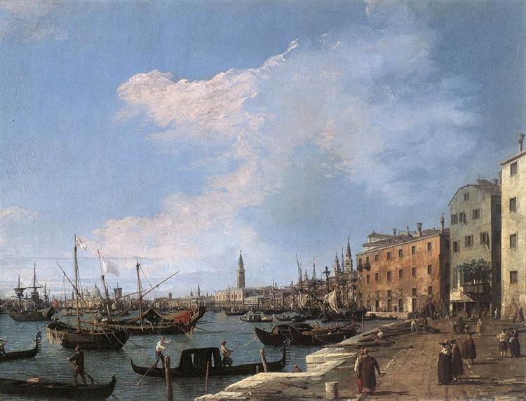 The Riva degli Schiavoni, c.1730 - Каналетто